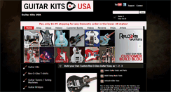 Desktop Screenshot of guitarkitsusa.com