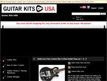 Tablet Screenshot of guitarkitsusa.com